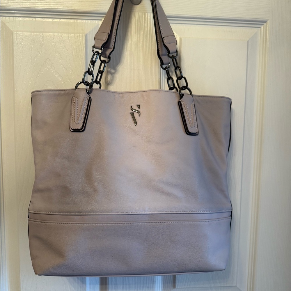 Simply Vera Vera Wang Catherine Tote
GREY Handbag Bag Chain Accent Purse 12
X 16 - Picture 8 of 11